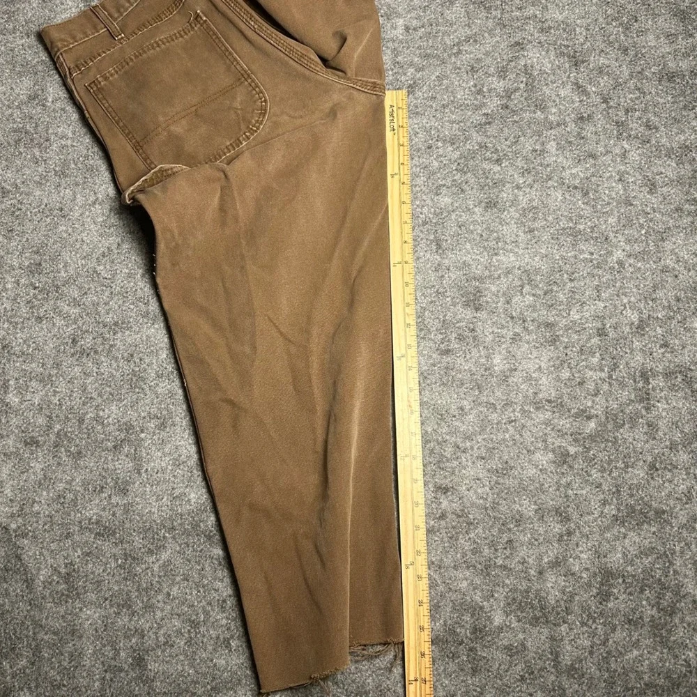 Dickies Brown Distressed Carpenter Pants Skater Baggy Vintage 34/26